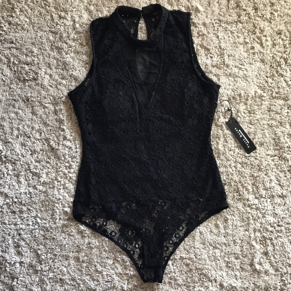 NWT Black Bodysuit